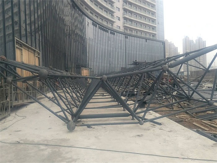 登封万豪酒店雨棚网架